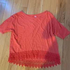 Orange-pinkish shirt